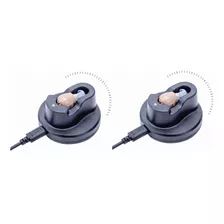 2x Audífono Sordo Recargable Mini Amplificador Ajustable