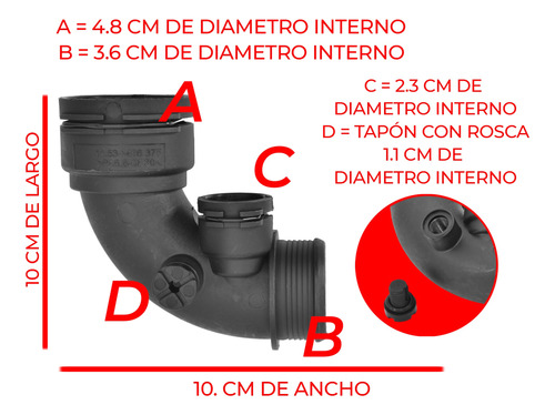 Conector Radiador Superior Bmw 323ci 323i 325i 328ci 328i 33 Foto 7