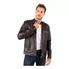 Campera Ricardo Cuero Vacuno Hombre Mi Campo