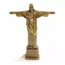 Miniatura Monumento Cristo Redentor - 18 Cm De Metal