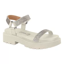 Sandalias Vizzano Plataforma Mujer Urbanas Livianas Brillos