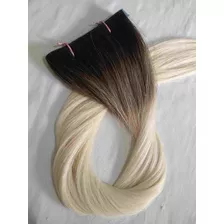 Cabelo Humano Loiro Brasileiro Fita Adesiva 100g 70cm