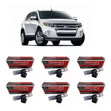 Kit 6 Bicos Inetores De Combustível Ford Edge 2010 A 2014