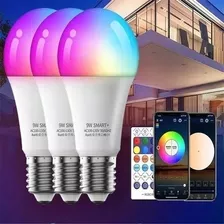 Foco Inteligente E27rgb Wifi7w Alexa,google Asist. Aplic 3pz