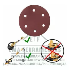 Kit Com 10 Lixas 225mm Grão 150 Para Lixadeira Girafa