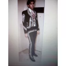 Traje De Charro Talla Extra Nb Adorno Sutache C Envio