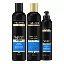 Kit Shampo E Cond + Creme Hidratação Profunda Tresemmé 400ml