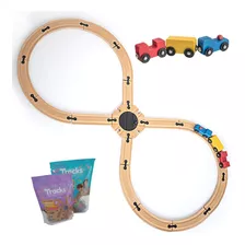 Tren Didactico Pista En 8 Gigante Tracks Compatible Trencity