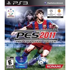 Jogo Pro Evolution Soccer 2011 Pes Ps3 Mídia Física Original