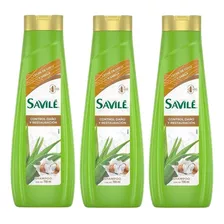 3 Shampoo Savilé Leche De Coco 700ml