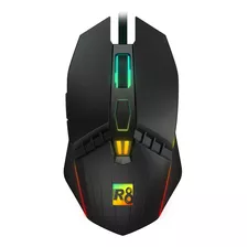 Mouse Game Rgb Led 6 Botões 3600 Dpi Pro R8 Letron