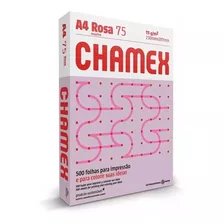 Resma Papel Chamex Color Rosa A4 75 Grs 500 Hojas
