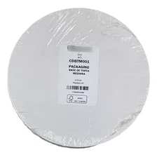 Discos Cartón 26 Cm Extra Blanco Satinado Para Tortas X 25u