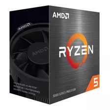 Processador Gamer Amd Ryzen 5 5600x 100-100000065box De 6 Núcleos E 4.6ghz De Frequência Sem Gráfica Integrada