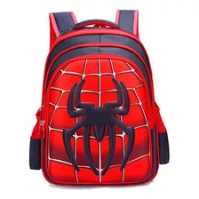 Mochila Para Niños Mochila De Dibujos Animados Escolar Preescolar Kinder Impermeable Spiderman