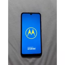 Moto E6 Plus 64gb Azul Semi Novo Com Biometria E Tela Grande