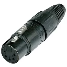 Conector De Cable H 5 Polos Neutrik Nc5fx-b/ Promúsica