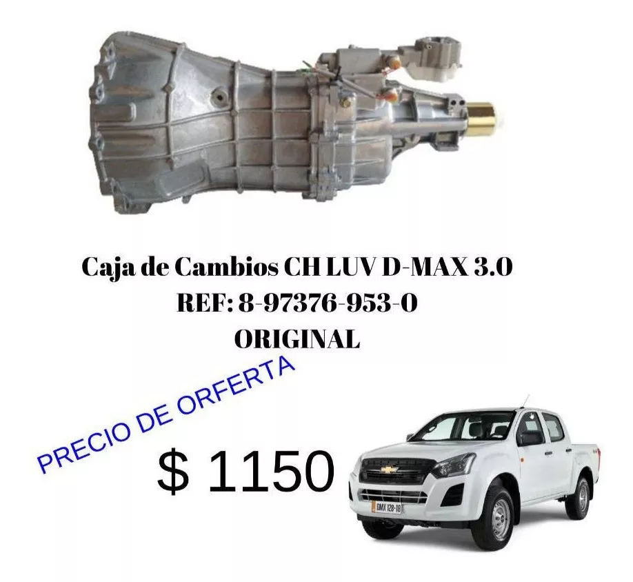 Caja De Cambios Chevrolet Luv Dmax 3.0