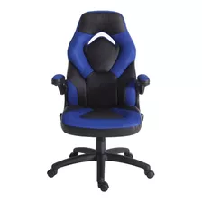 Cadeira Ultra Gamer Azul Poliéster 113-122x70x63cm Até 100kg