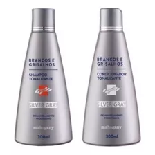 Shampoo E Condicionador Silver Gray Mahogany 300ml