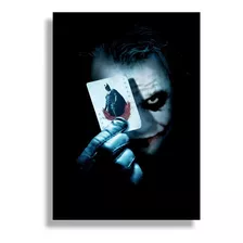 Placa Quadro Decorativo Coringa Joker Arte Vilão Batman