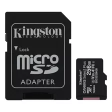 Tarjeta De Memoria Kingston Sdcs2/256gb Con Adaptador Sd 256gb