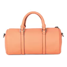 Bolsa Bowling Mujer Cloe Material Reciclado Monedero Removib Color Coral