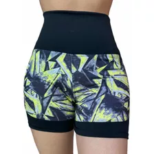 Calza Short Corta Combinado Premium Calce Perfecto Ideal Gym