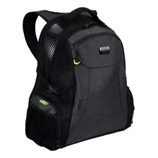 Mochila Grande 2 Compartimentos Esportes Sestini Focuz Cor Preto