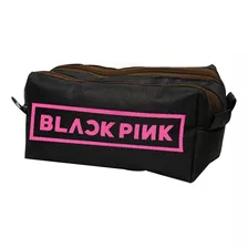 Estojo Escolar Black Pink Kpop Música Band Pop Porta Caneta 