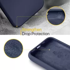 Carcasa Miracase De Silicona Líquida Compatible Con iPhone 1