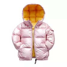 Chaqueta Impermeable Niños Abrigo Invierno Grueso Brillante