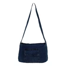 Bolso De Hombro De Mezclilla Para Mujer, Bandolera Simple, H