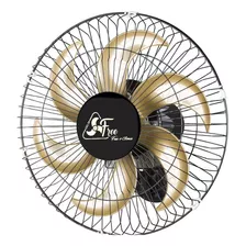 Ventilador Parede 40 Cm 6 Pás 140w Oscilante Delta Free Cor Da Estrutura Preto 110v/220v