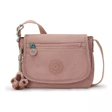 Cartera Morral Kipling Modelo Sabian Color Rosey Rose