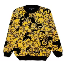 Springfield Simpsons Oficial Sweater Hombre Y Mujer Tifn