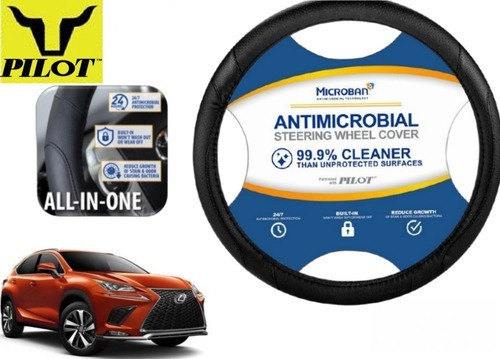 Funda Cubrevolante Negro Antimicrobial Lexus Nx 2022 A 2025 Foto 4