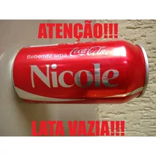 Lata Coca Cola Vazia Com Nome - Nicole