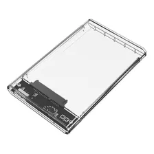 Kit 3 Case Hd Externo Transparente Notebook Sata 2.5 Usb 2.0
