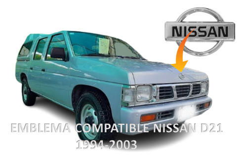 Emblema Compatible Nissan D21 1994-2003 Foto 3