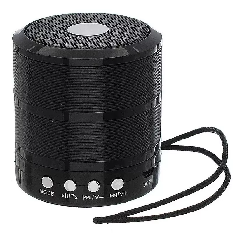 Alto-falante Grasep D-bh887 Com Bluetooth Preto 