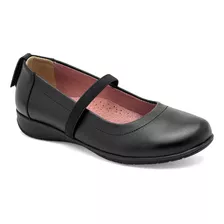 Zapato Casual Mod 35925 Para Niña Flexi Color Negro