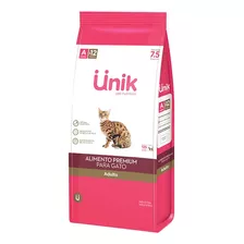 Alimento Unik Premium Para Gato Adulto Sabor Mix En Bolsa De 7.5 kg