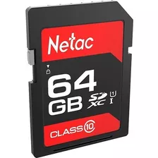 Tarjeta De Memoria Sdxc Netac 64gb P600 Clase 10 Nt02p600stn