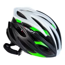 Casco Bicicleta Ciclismo Haupt C/regulador Color Verde Talle L