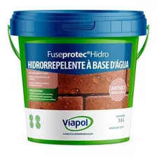 Resina A Base De Água Fuseprotec Hidro Incolor 3,6l Viapol