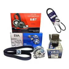 Kit Distribución Vw Bora 2.0 8v + Bomba Agua + Correa Poly V