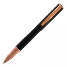 Monteverde Impressa, Bolígrafo, Negro Con Borde De Oro Rosa