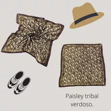 Pañuelo Bandana Lazo Masculino 70 X 70 Tipo Seda Colores