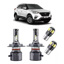 Lâmpada Hyundai Creta Super Led H4 6000k + Brinde